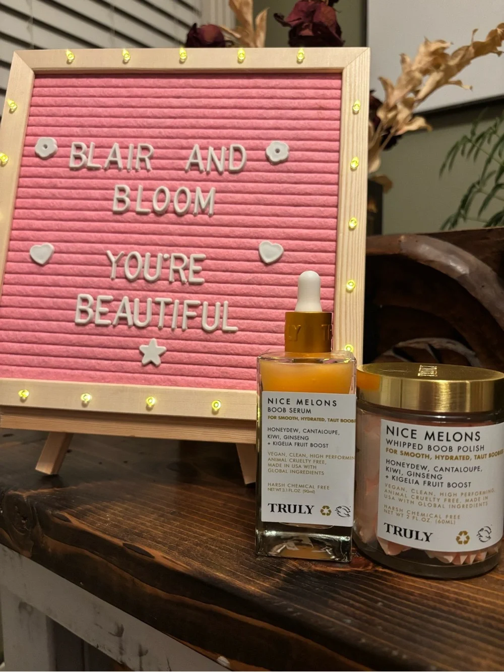 Truly Beauty Nice Melons Serum & Polish Bundle